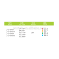 LTE-5122 2W flashing light warning triangle IP54 with 90-150rpm speed